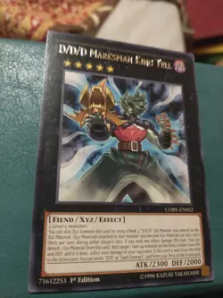 Yugioh D/D/D Marksman King Tell Rare 1st Edition NM CORE-EN052 - Image 1