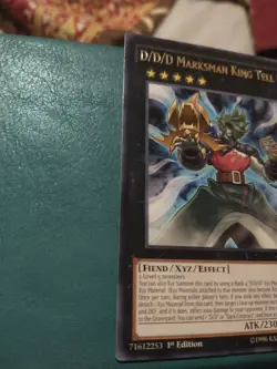 Yugioh D/D/D Marksman King Tell Rare 1st Edition NM CORE-EN052 - Image 2