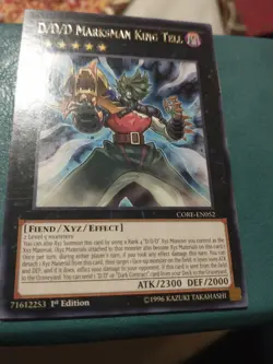 Yugioh D/D/D Marksman King Tell Rare 1st Edition NM CORE-EN052 - Image 5