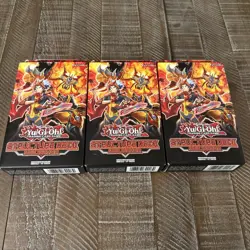 2019 YUGIOH 1ST ED SOULBURNER STRUCTURE DECK x3 FACTORY SEALED NEW - Ash Blossom - Image 1