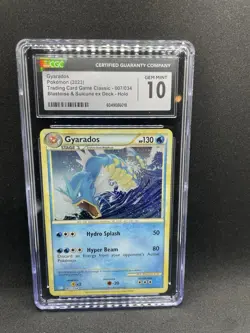 🔥2023 POKEMON CLB TRADING CARD GAME CLASSIC #007 GYARADOS GEM MINT 10!🔥 - Image 1