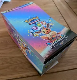 Prismatic Evolutions Booster Bundle Box (EMPTY NO CARDS,SLIGHTLY DAMAGED SEE PIC - Image 1