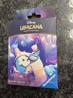 Disney Lorcana Genie 65 Trading Card Sleeves Ravensburger Standard Size Matte - Image 1