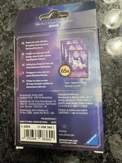 Disney Lorcana Genie 65 Trading Card Sleeves Ravensburger Standard Size Matte - Image 2