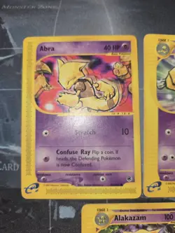 Pokemon Cards: 3 Cards Abra Kadabra & Alakazam Expedition Base Set Regular 2002 - Image 2