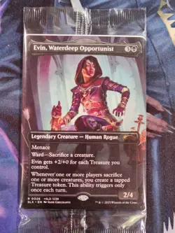 Evin, Waterdeep Opportunist -Borderless - SLX Cards - D&D Themed - Image 1