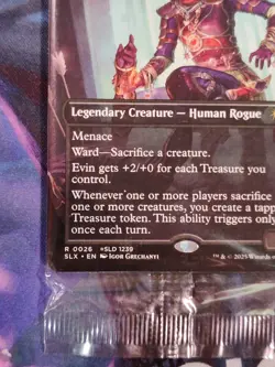 Evin, Waterdeep Opportunist -Borderless - SLX Cards - D&D Themed - Image 2