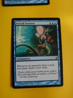 Forced fruition x2 rare enchantment MTG 2 Card. Lorwyn. - Image 2