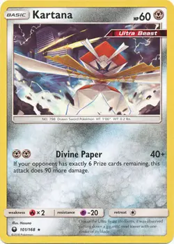 Pokemon Card - Celestial Storm 101/168 - KARTANA (rare) - NM/Mint - Image 1