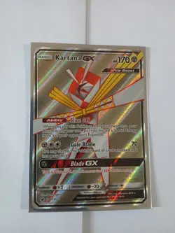 Kartana GX 106/111 Crimson Invasion Full Art Ultra Rare Pokemon Card - Image 1