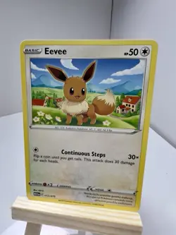 Pokemon Eevee Non Holo 013/015 McDonald’s Promo 2024 NM/M - SWSH Promo Card TCG - Image 1