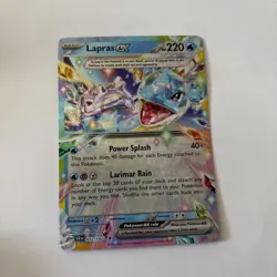 Lapras ex 032/142 Stellar Crown Double Rare Pokemon Card Mint - Image 1