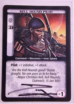 Battletech CCG Lot 1996-1998 Black Border 156 Cards Douglas Shuler Signed Card - Image 3