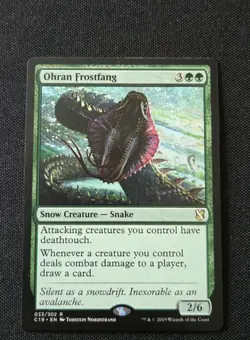 MTG - Ohran Frostfang - Commander 2019 - Near Mint Rare C19 #33 Non Foil - Image 1