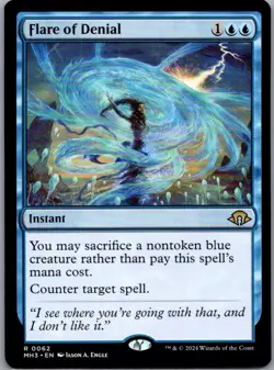 #62 Flare of Denial Modern Horizons 3 Rare - Image 1