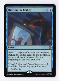Hide on the Ceiling (Foil) 0032 (R) MTG Marvel's Spider-Man (SPM) - Image 1