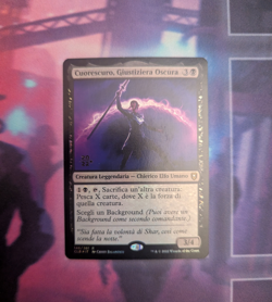 Italian Shadowheart, Dark Justiciar Prerelease Foil Baldur's Gate MTG NM - Image 2