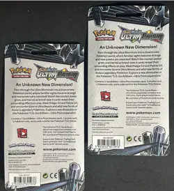 POKEMON SUN MOON ULTRA PRISM BLISTER BOOSTER PACK NEW SANDSHREW & KIRLIA - Image 2