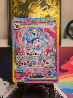 Pokemon Prismatic Evolutions Sylveon ex 156/131 SIR Special Illustration Rare - Image 1