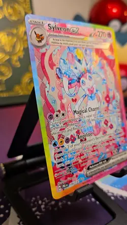 Pokemon Prismatic Evolutions Sylveon ex 156/131 SIR Special Illustration Rare - Image 2