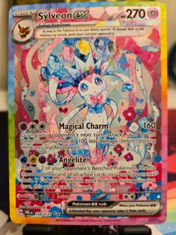 Pokemon Prismatic Evolutions Sylveon ex 156/131 SIR Special Illustration Rare - Image 3