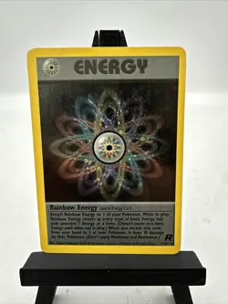 Pokemon 2000 Rainbow Energy Holo - 17/82 Team Rocket Set WOTC - LP - Image 1