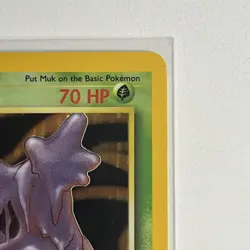 Pokemon TCG Muk Fossil 13/62 Holo Unlimited Holo Rare Vintage WOTC - Image 2