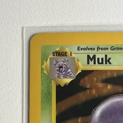 Pokemon TCG Muk Fossil 13/62 Holo Unlimited Holo Rare Vintage WOTC - Image 3