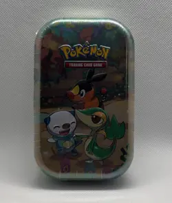 Pokemon TCG Celebrations Mini Tin Factory Sealed Snivy Tepig Oshawott - Image 1