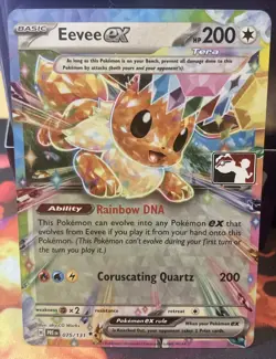 Play! Pokemon Prize Pack Series 7 Prismatic Evolutions 075/131 Eevee ex - Image 1