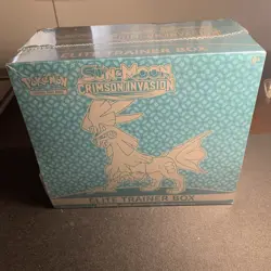 Pokemon TCG Sun & Moon Crimson Invasion Elite Trainer Box ETB (Sealed) - Image 1