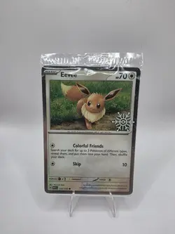 Pokemon TCG Eevee 133/165 Stamped Promo 2025 Holiday Calendar SEALED Quick Ship - Image 1