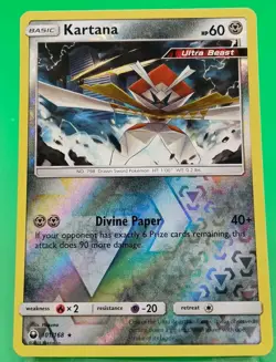 Pokemon Kartana 101/168 Celestial Storm Reverse Holo Rare - Image 1