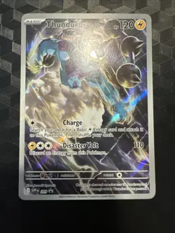 Pokemon Black Bolt Promo Thundurus #209 SVP EN Black Star Promo - Image 1