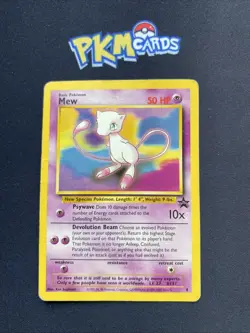 Pokemon TCG Mew Wizards Black Star Promos 8 Regular HP. - Image 1