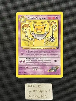 Pokemon GYM Challenge - Sabrina’s Hypno - 56/132 - Unlimited Edition - VLP/LP - Image 1