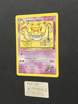 Pokemon GYM Challenge - Sabrina’s Hypno - 56/132 - Unlimited Edition - VLP/LP - Image 4