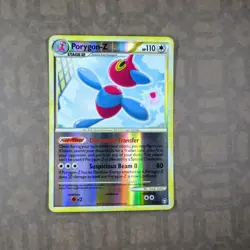 Pokemon TGC Porygon-Z 7/102 Triumphant Revese Holo Rare HeartGold SoulSilver LP - Image 2
