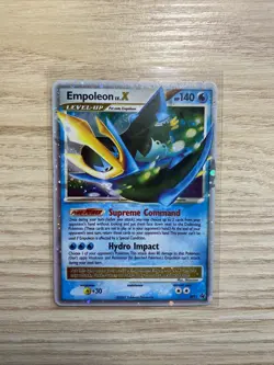 Empoleon LV.X DP11 Black Star Promo Holo Rare Diamond And Pearl 2007 Pokemon LP - Image 1