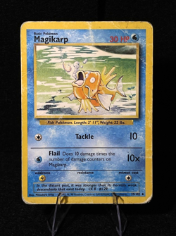 Pokemon Magikarp 35/102 Base Set 1999 Wizards Regular HP Vintage TCG - Image 1