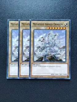 Yu-Gi-Oh - Metaphys Armed Dragon 3X - Full Playset - Image 1