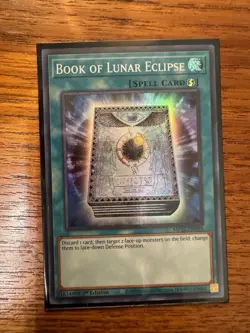 Book of Lunar Eclipse MP22 Super Rare 1st Ed NM Yugioh - Image 1