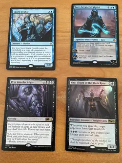 FOIL Magic The Gathering Lot Spark Double, Vito, Demon of Lothing, Peer 17 Cards - Image 3