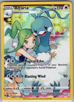 Altaria TG11/TG30 SWSH12: Silver Tempest Trainer Gallery - Pokemon Card - NM - Image 1