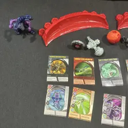 Mixed Lot Beyblade and Bakugan Battle Brawlers Toys Cards and Launchers - Image 2