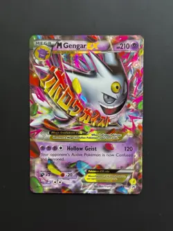 Pokemon - M Gengar EX XY166 Shiny Holo Rare Black Star Promo Card NO PSA ENG - Image 1