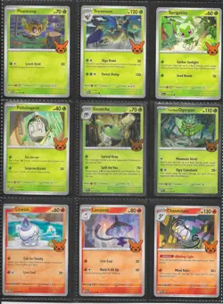 Pokemon Trick Or Trade 2024 FULL SET of 30 Cards In Mini Binder Cosmos Holos - Image 3