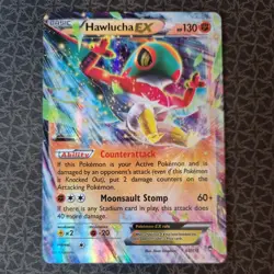 Hawlucha EX 64/111 Furious Fists XY Pokemon Card - Image 1