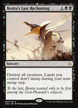 Bontu's Last Reckoning - Light Play MTG Hour of Devastation - Image 1
