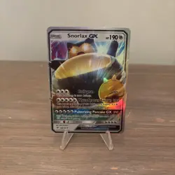 Snorlax GX SM05 Sun & Moon Promo Full Art Holo Rare Pokemon Card SM BSP PTCG NM - Image 1